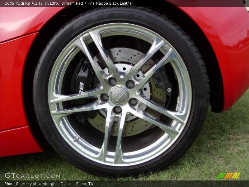 Brilliant Red / Fine Nappa Black Leather 2009 Audi R8 4.2 FSI quattro