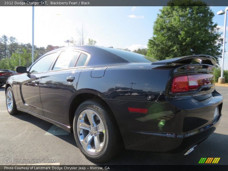 Blackberry Pearl / Black 2012 Dodge Charger SXT