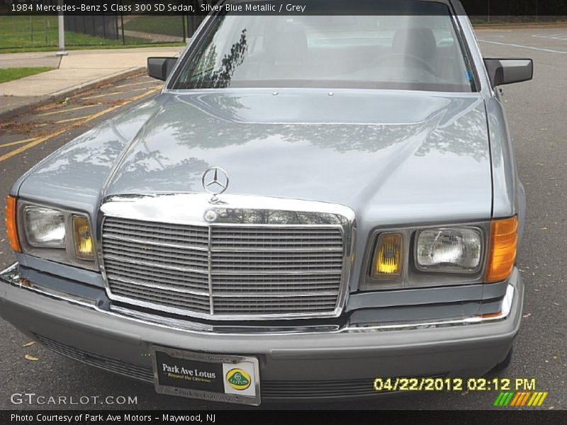 Silver Blue Metallic / Grey 1984 Mercedes-Benz S Class 300 SD Sedan