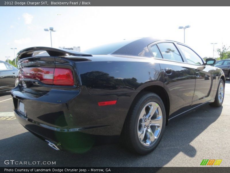 Blackberry Pearl / Black 2012 Dodge Charger SXT