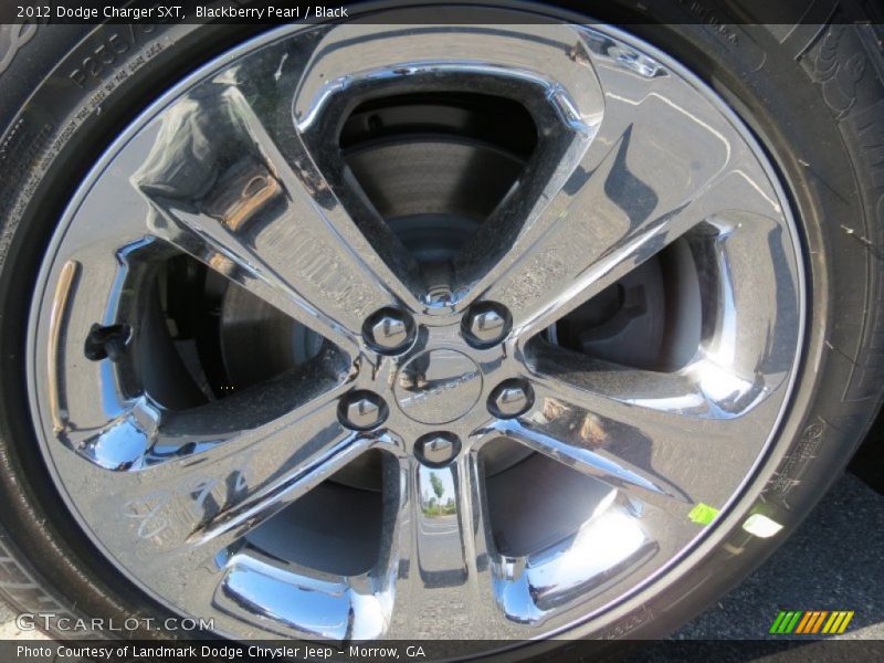 Blackberry Pearl / Black 2012 Dodge Charger SXT