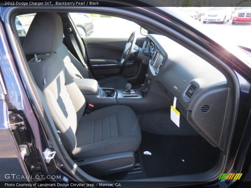 Blackberry Pearl / Black 2012 Dodge Charger SXT