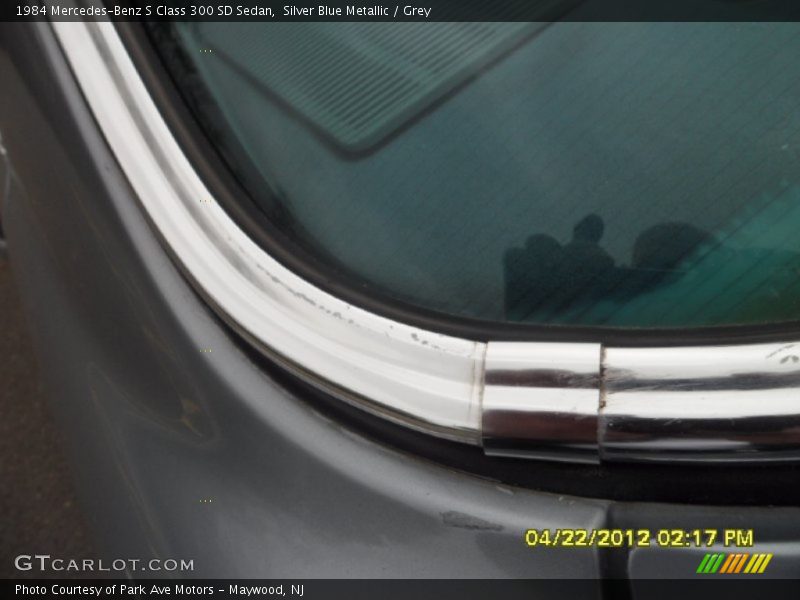 Silver Blue Metallic / Grey 1984 Mercedes-Benz S Class 300 SD Sedan