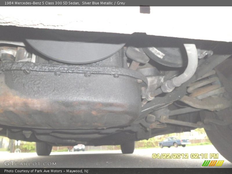 Silver Blue Metallic / Grey 1984 Mercedes-Benz S Class 300 SD Sedan