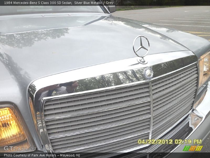 Silver Blue Metallic / Grey 1984 Mercedes-Benz S Class 300 SD Sedan