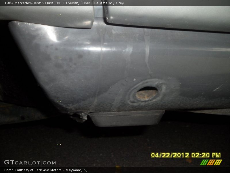 Silver Blue Metallic / Grey 1984 Mercedes-Benz S Class 300 SD Sedan