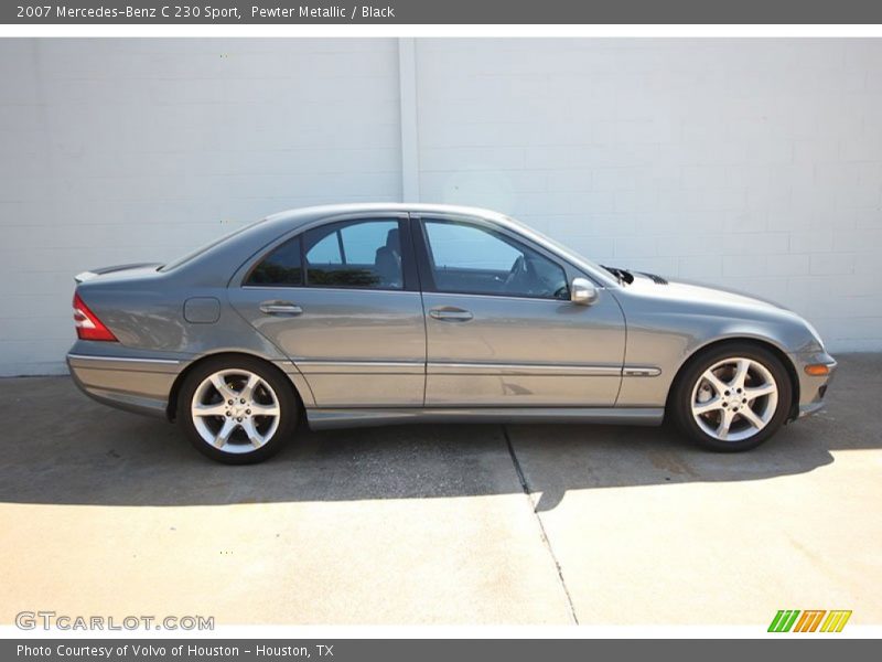 Pewter Metallic / Black 2007 Mercedes-Benz C 230 Sport