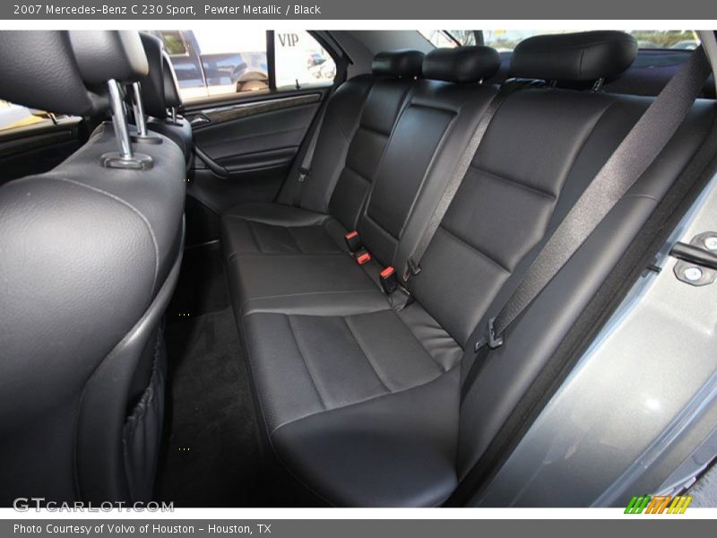Pewter Metallic / Black 2007 Mercedes-Benz C 230 Sport