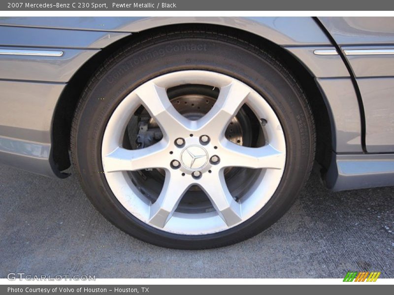 Pewter Metallic / Black 2007 Mercedes-Benz C 230 Sport