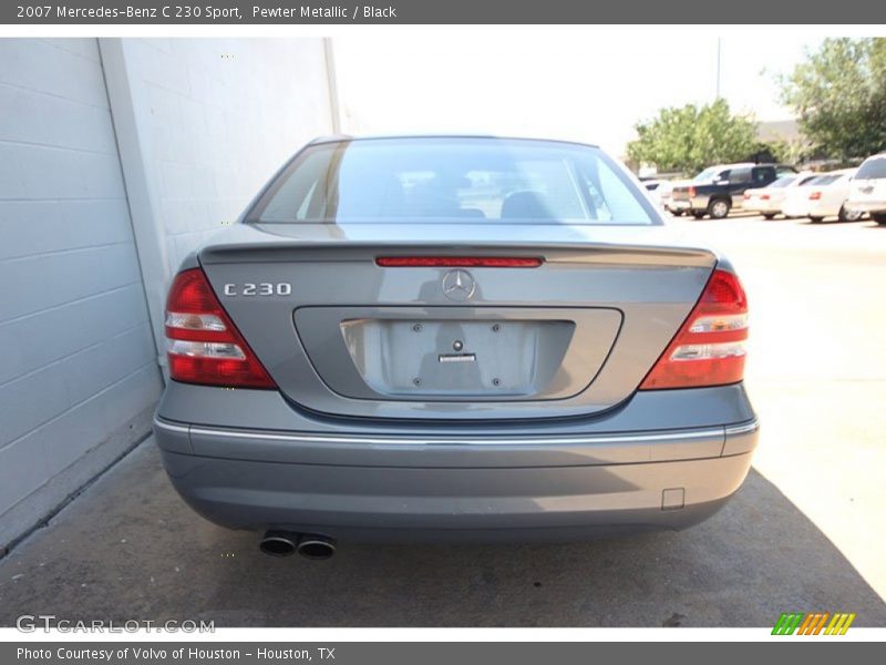 Pewter Metallic / Black 2007 Mercedes-Benz C 230 Sport