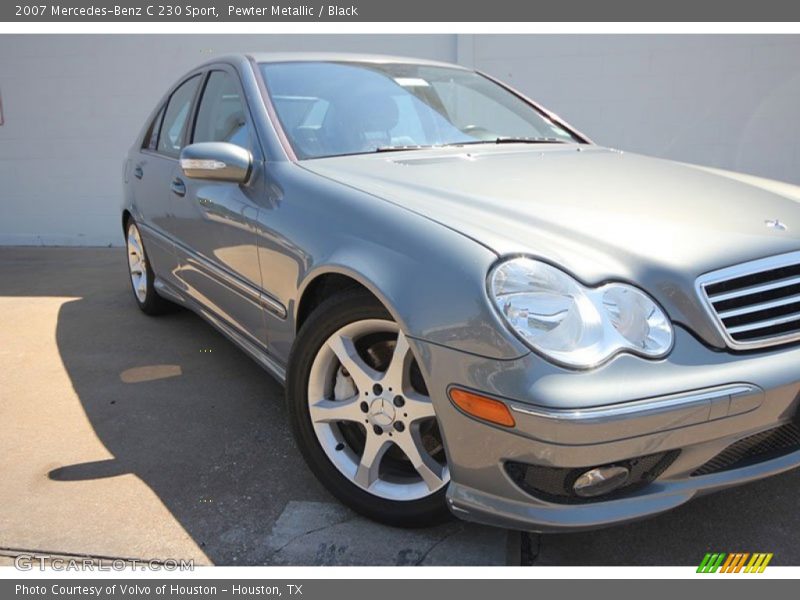 Pewter Metallic / Black 2007 Mercedes-Benz C 230 Sport