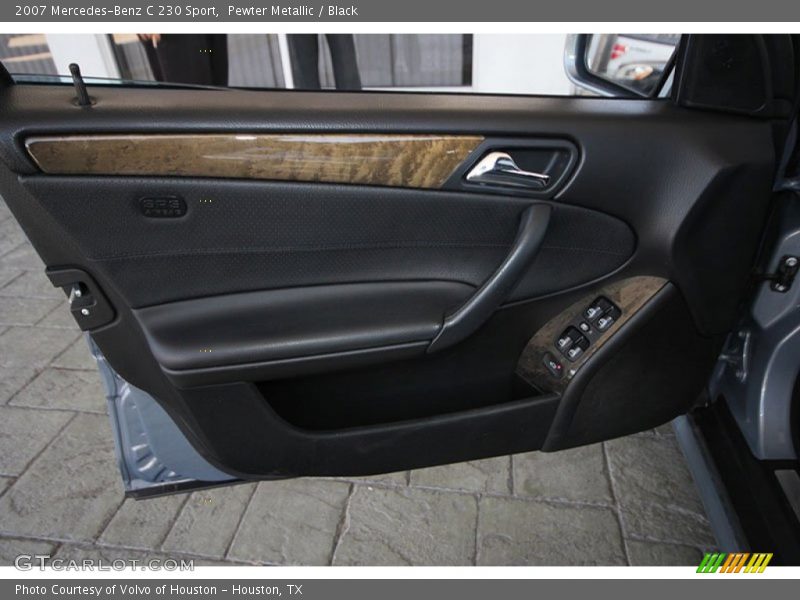 Pewter Metallic / Black 2007 Mercedes-Benz C 230 Sport