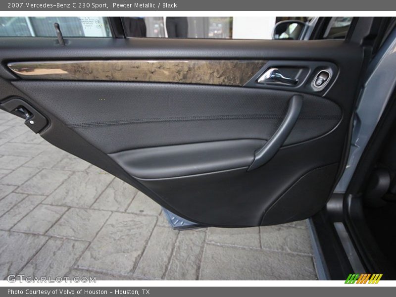 Pewter Metallic / Black 2007 Mercedes-Benz C 230 Sport