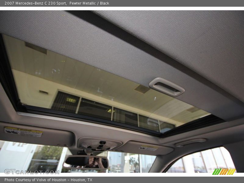 Pewter Metallic / Black 2007 Mercedes-Benz C 230 Sport