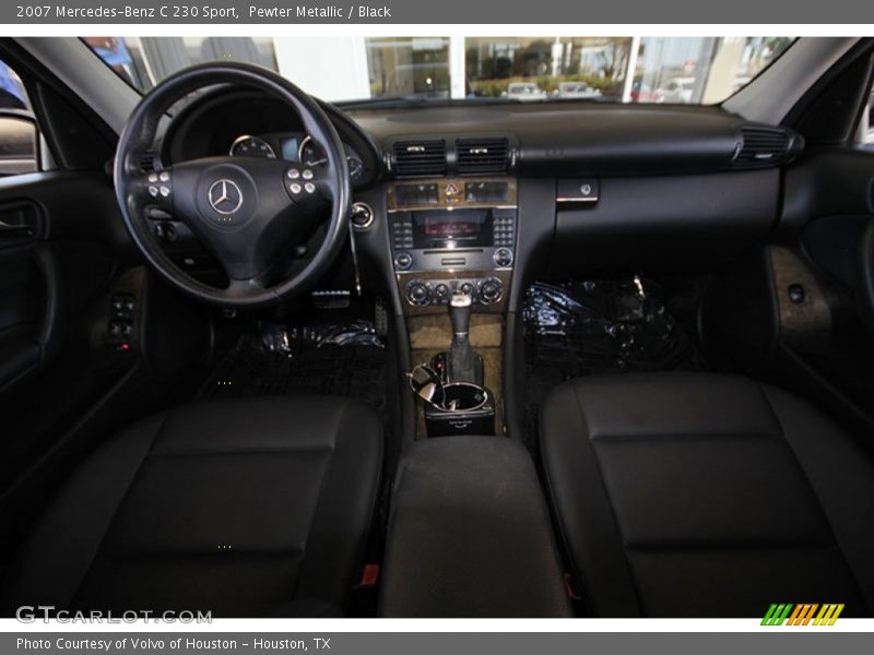 Pewter Metallic / Black 2007 Mercedes-Benz C 230 Sport