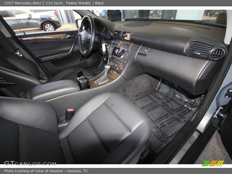 Pewter Metallic / Black 2007 Mercedes-Benz C 230 Sport