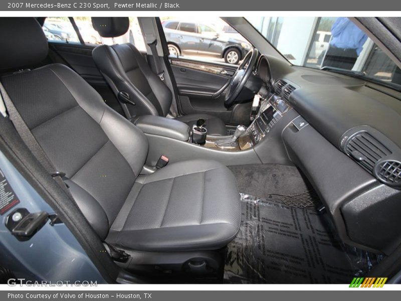 Pewter Metallic / Black 2007 Mercedes-Benz C 230 Sport