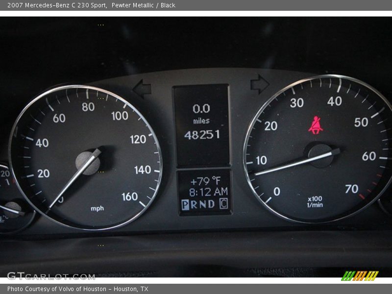 Pewter Metallic / Black 2007 Mercedes-Benz C 230 Sport
