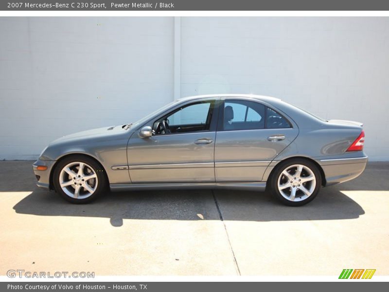 Pewter Metallic / Black 2007 Mercedes-Benz C 230 Sport