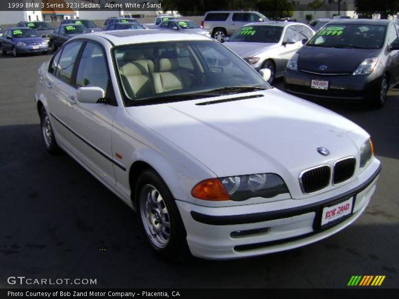 Alpine White / Sand 1999 BMW 3 Series 323i Sedan
