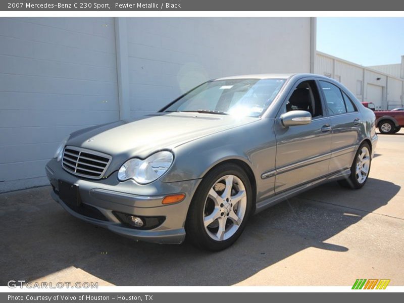 Pewter Metallic / Black 2007 Mercedes-Benz C 230 Sport