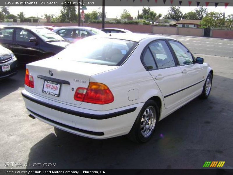 Alpine White / Sand 1999 BMW 3 Series 323i Sedan