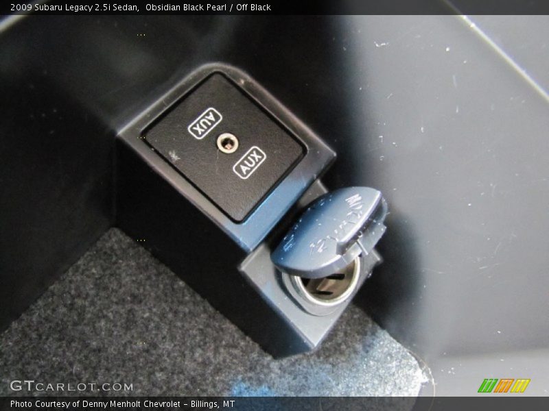 Obsidian Black Pearl / Off Black 2009 Subaru Legacy 2.5i Sedan