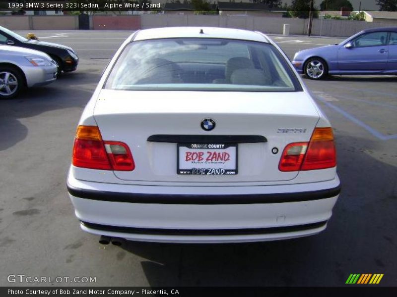 Alpine White / Sand 1999 BMW 3 Series 323i Sedan