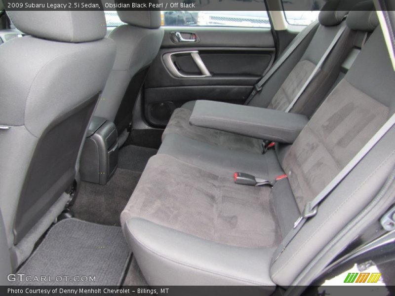 Obsidian Black Pearl / Off Black 2009 Subaru Legacy 2.5i Sedan