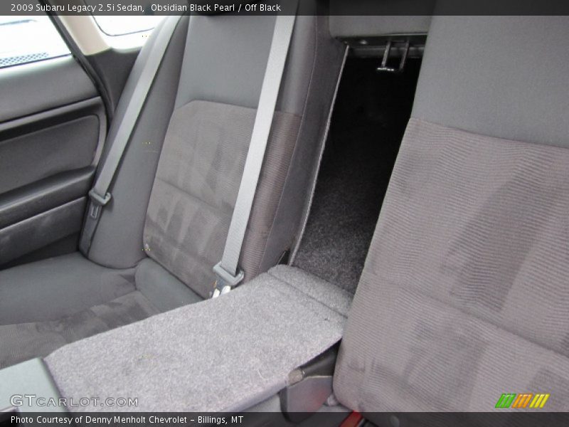 Obsidian Black Pearl / Off Black 2009 Subaru Legacy 2.5i Sedan