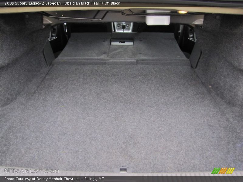 Obsidian Black Pearl / Off Black 2009 Subaru Legacy 2.5i Sedan