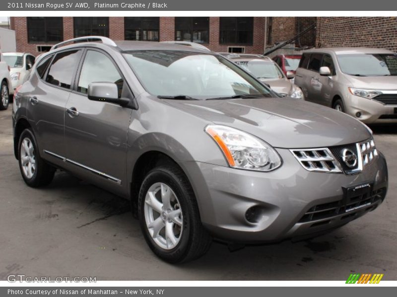 Platinum Graphite / Black 2011 Nissan Rogue SV AWD