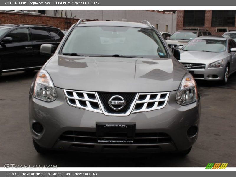 Platinum Graphite / Black 2011 Nissan Rogue SV AWD