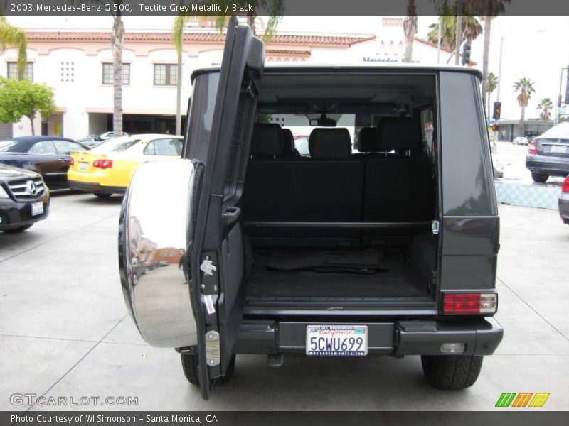 Tectite Grey Metallic / Black 2003 Mercedes-Benz G 500