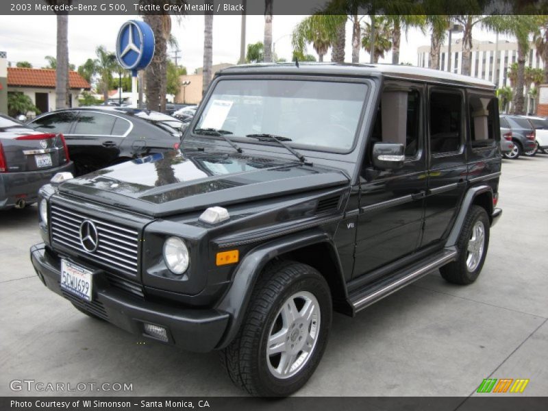 Tectite Grey Metallic / Black 2003 Mercedes-Benz G 500