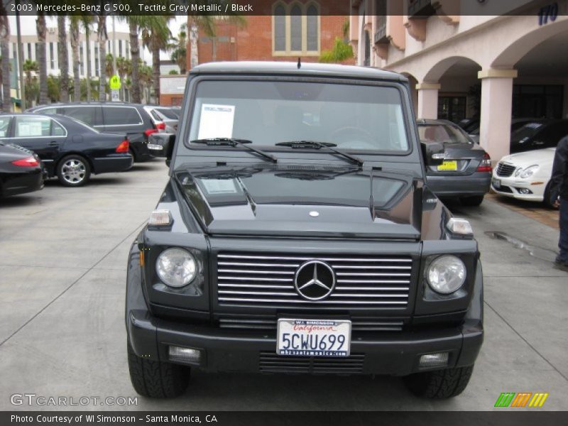 Tectite Grey Metallic / Black 2003 Mercedes-Benz G 500