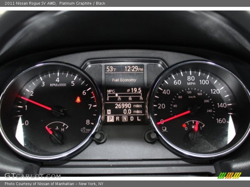 Platinum Graphite / Black 2011 Nissan Rogue SV AWD