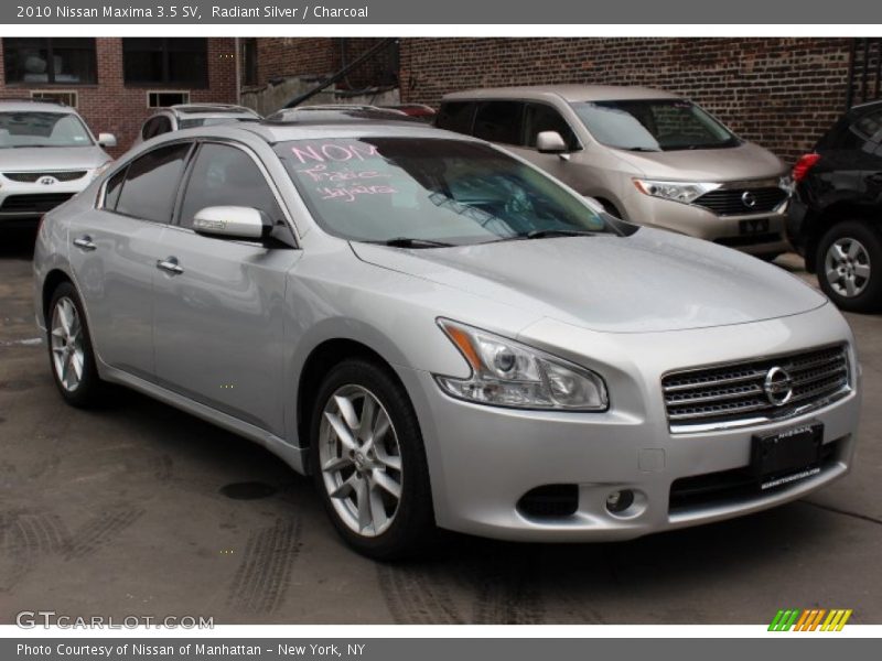 Radiant Silver / Charcoal 2010 Nissan Maxima 3.5 SV