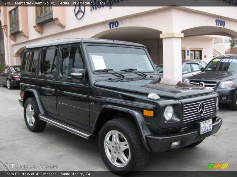 Tectite Grey Metallic / Black 2003 Mercedes-Benz G 500