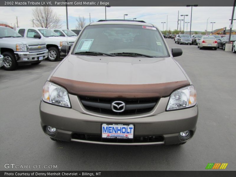 Parchment Gold Metallic / Beige 2002 Mazda Tribute LX V6