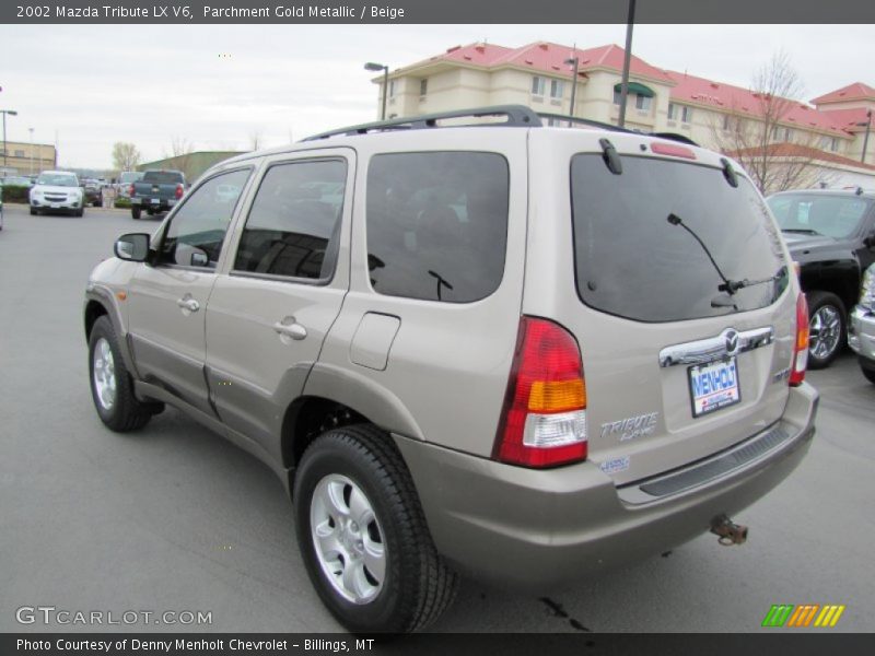 Parchment Gold Metallic / Beige 2002 Mazda Tribute LX V6