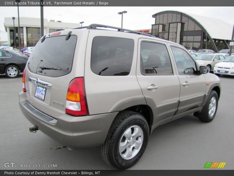 Parchment Gold Metallic / Beige 2002 Mazda Tribute LX V6