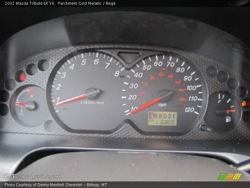  2002 Tribute LX V6 LX V6 Gauges