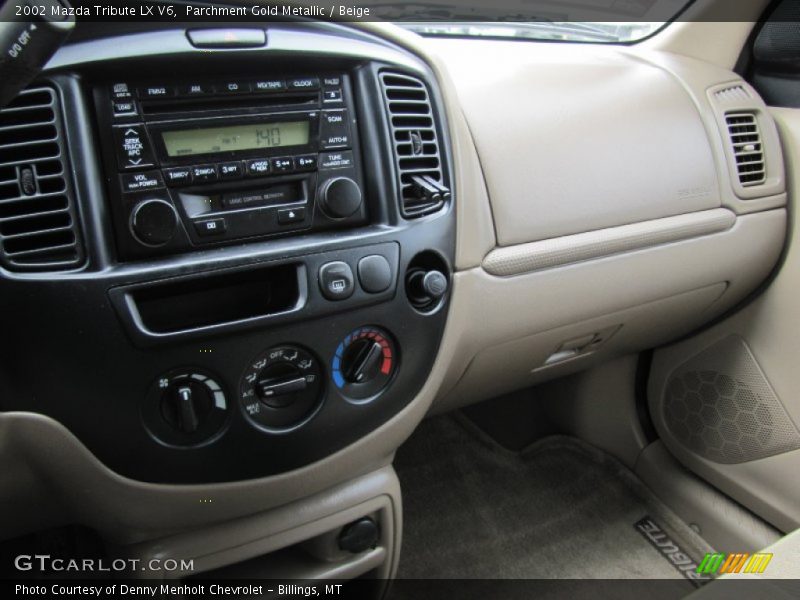 Parchment Gold Metallic / Beige 2002 Mazda Tribute LX V6