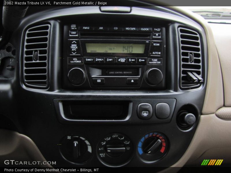 Controls of 2002 Tribute LX V6