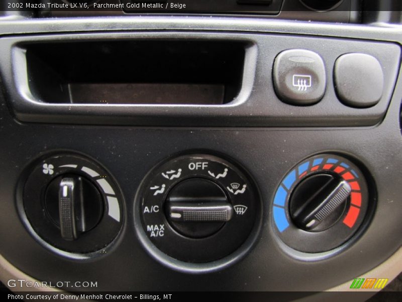 Parchment Gold Metallic / Beige 2002 Mazda Tribute LX V6