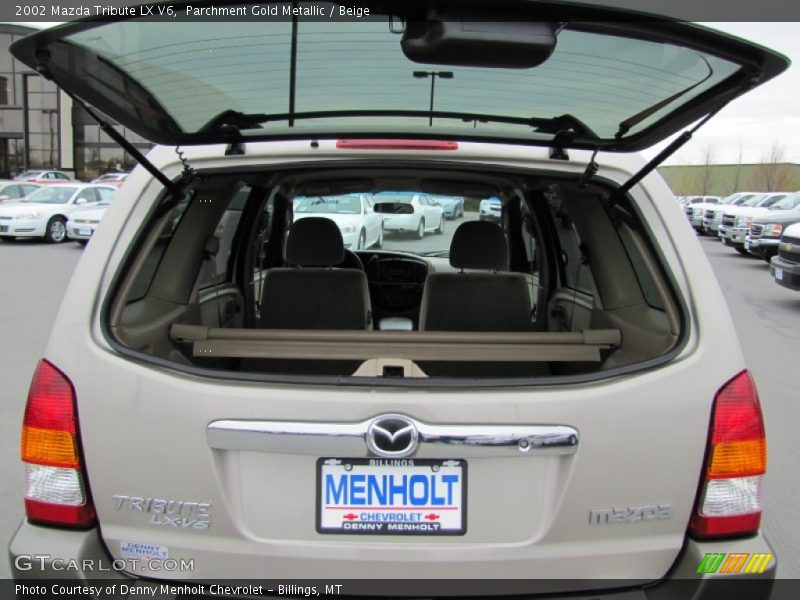 Parchment Gold Metallic / Beige 2002 Mazda Tribute LX V6