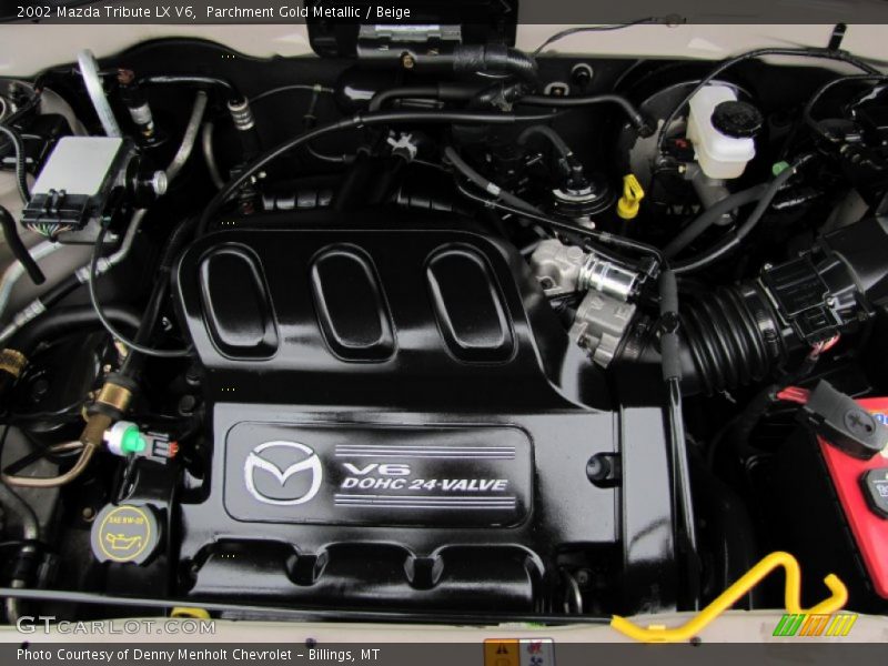 Parchment Gold Metallic / Beige 2002 Mazda Tribute LX V6