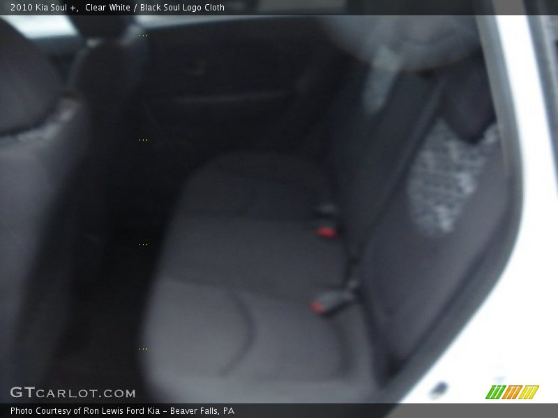 Clear White / Black Soul Logo Cloth 2010 Kia Soul +