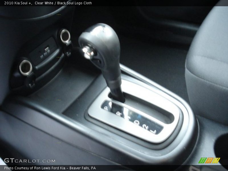 Clear White / Black Soul Logo Cloth 2010 Kia Soul +